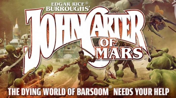 Fragmento de la portada del juego de rol de John Carter of Mars