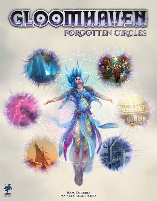 Portada de Forgotten Circle, primera expansión de Gloomhaven