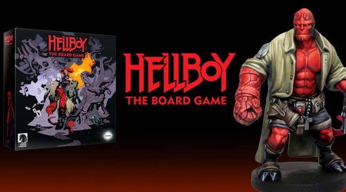 Logotipo del juego de tablero de Hellboy