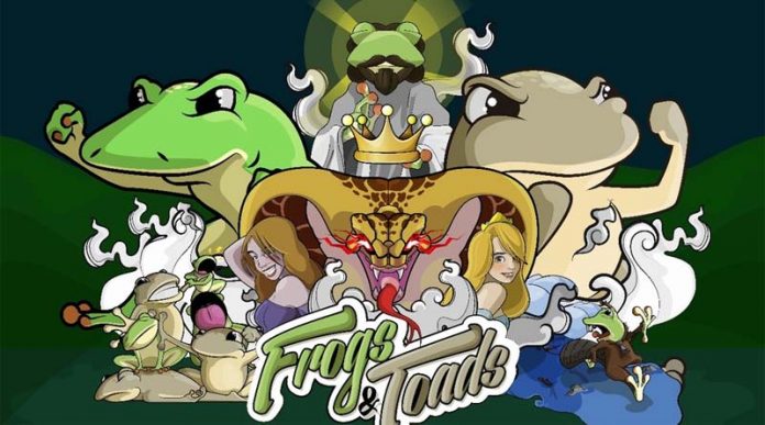 Ilustracion de presentacion de Frogs and toads