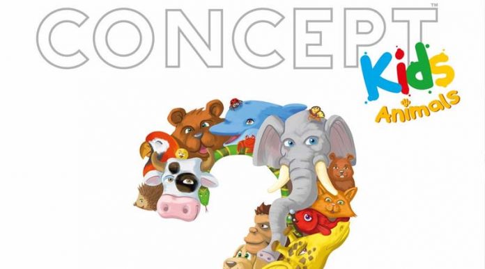 Logotipo de concept kids animals
