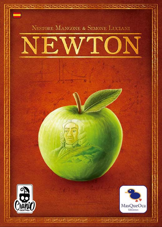 Portada del juego de mesa Newton