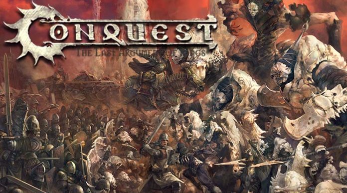 Ilustración de la portada de Conquest