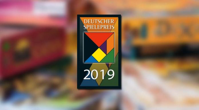 logotipo de los 2019 Deutscher SpielePreis