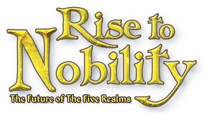 Logotipo del juego de mesa Rise to Nobility