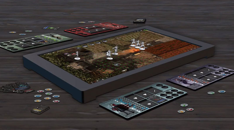 Asociación Abstracción Gaseoso Dybo: características una pantalla táctil para juegos de mesa
