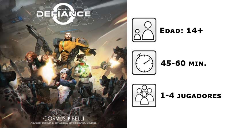 Datos del juego de mesa Infinity Defiance