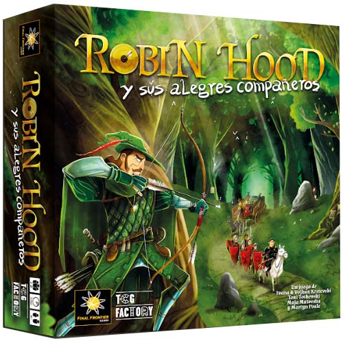 Portada del juego de mesa Robin Hood y sus alegres compañeros