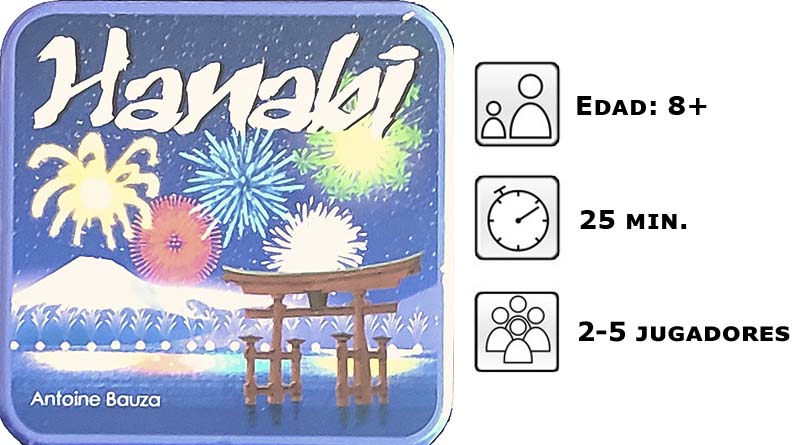 Información del juego de mesa Hanabi