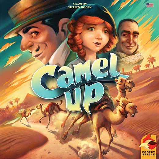 Portada del Juego de mesa de la segunda edición de Camel Up
