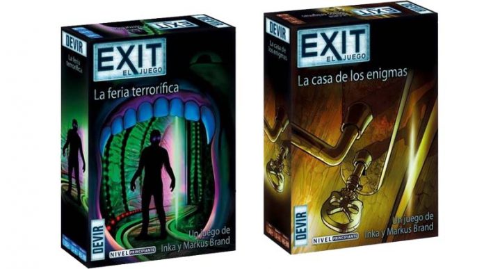 portada de Exit la feria terrorífica y la casa de los enigmas