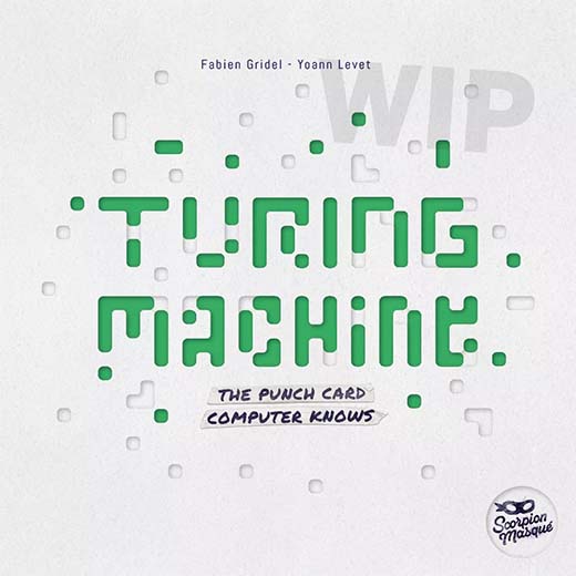 Portada del juego de tablero Turing Machine