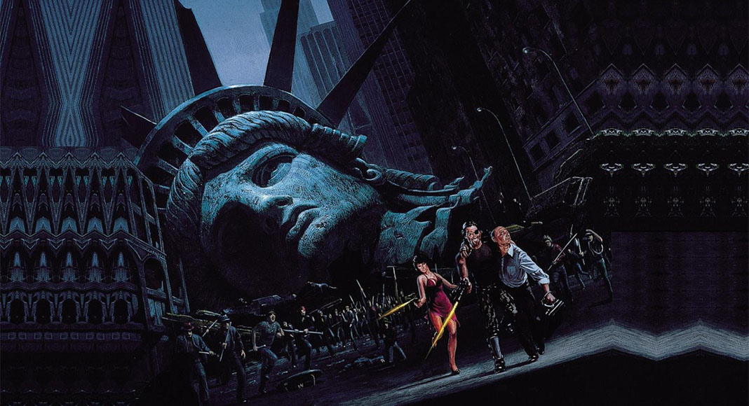 Detalle del cartel de la película Escape from new york