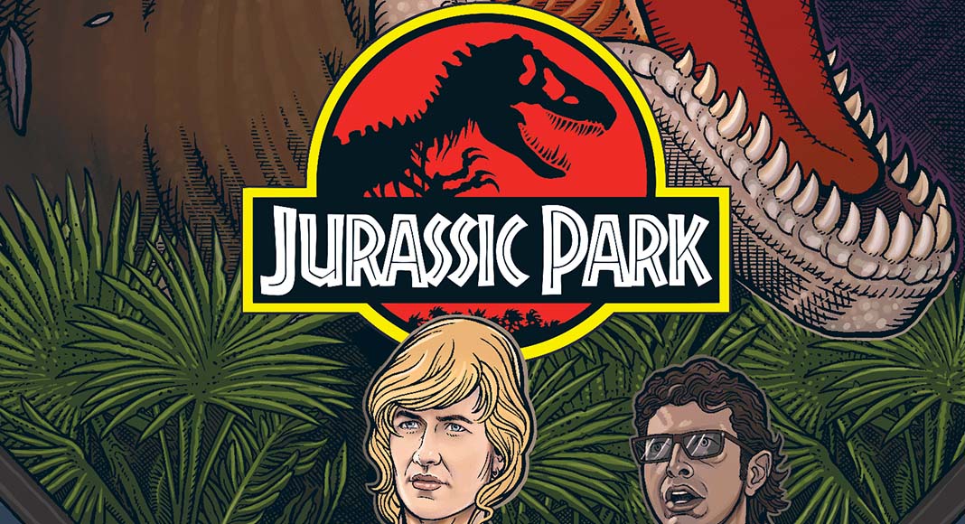 Detalle de la Portada de Unmatched Jurassic Park Dra Sattler vs T-Rex