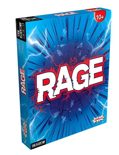 Caja del juego de cartas Rage