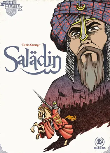 Portada del juego de tablero Saladin