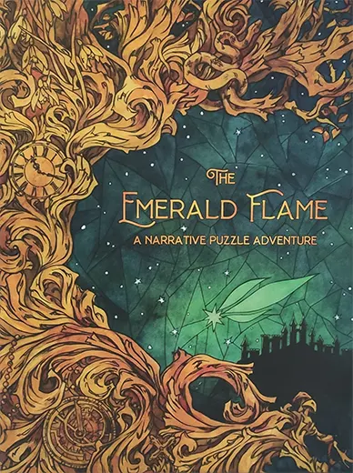 Portada del juego de mesa The Emerald Flame