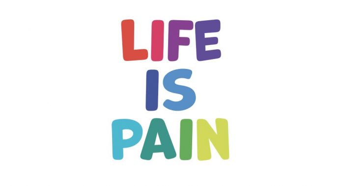 Logotipo de Life is pain