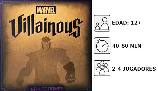 Datos de Marvel Villainous Infinite Power